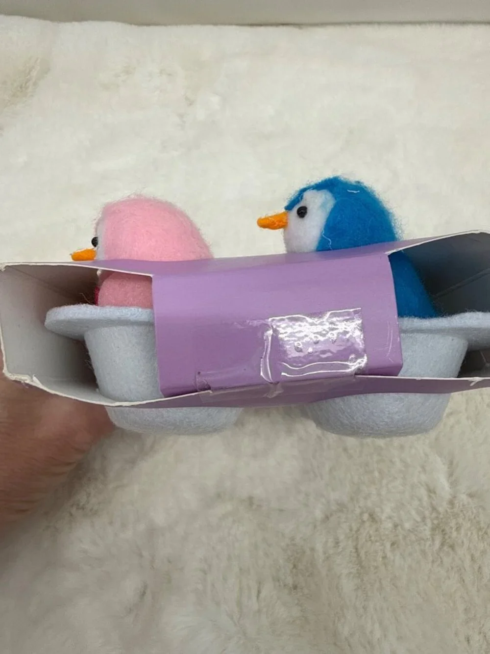 Target Featherly Friends Spritz Easter 2025 Spring 7 pc Birds in Egg Carton New